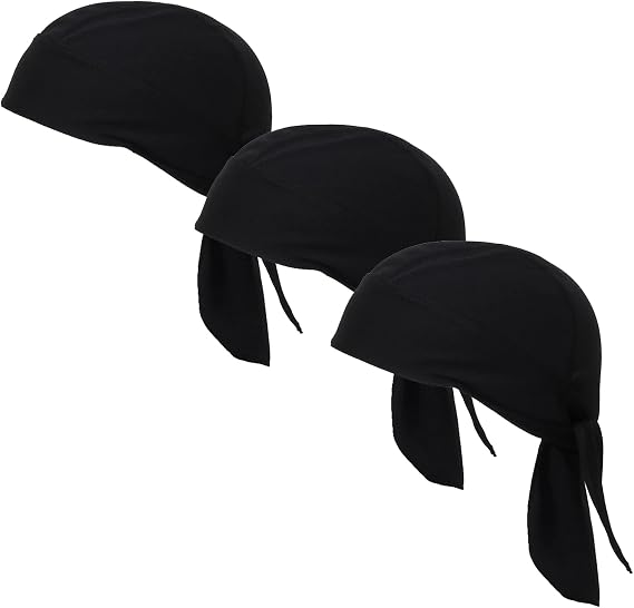TOPLOR Skull Caps for Men Cooling Bandana Cap Cycling Helmet Liner Hat