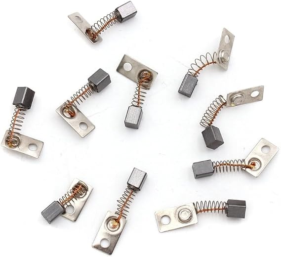 10 Pcs Carbon Brushes Replacement for Saeyang H37L1 H35SP1 SH37L SM45C Series Motor Handpiece Grinding Machine Parts 3x3x4mm