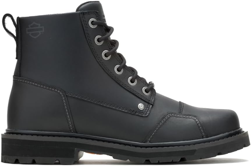 Harley-Davidson Footwear Mens Ironblock Motorcycle Casual Boots Ankle - Black