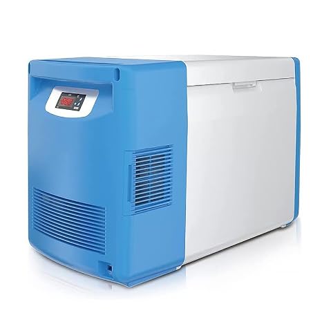 20L Ultra-Low Temperature Freezer,86C(-122.8F) Portable Lab Cryogenic, 0.8 Cu.Ft Countertop Refrigerator, Lab Freezers for Laboratory Samples Storage,Scientific Research (110V)