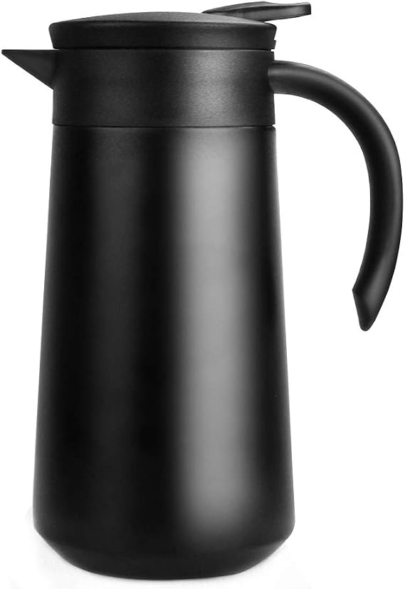 GearRoot 28oz Small Coffee Carafe Insulated Coffee Pot, Black
