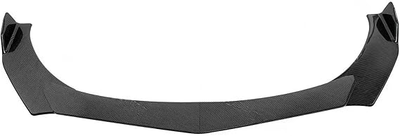 Car Front Bumper Lip Splitter Spoiler Diffuser Compatible for H-yundai Tiburon Auto Body Kit Lower Bumper Side Car Accessories Black(Carbon Fiber)