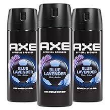 AXE Fine Fragrance Collection Body Spray 3 Count Blue Lavender 72 Hour Freshness Aluminum Free 2.9 oz