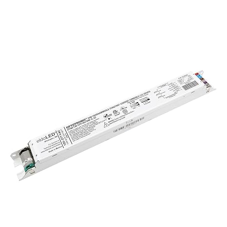 *2743X3 OPTOTRONIC Programmable Linear 50 Watts Constant Current LED Driver, 0-10V Dimmable OTi50/120-277/1A4 DIM-1 L G2 120/277Vac White