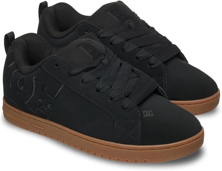 DC Shoes Men's Court Graffik Trainers black gum