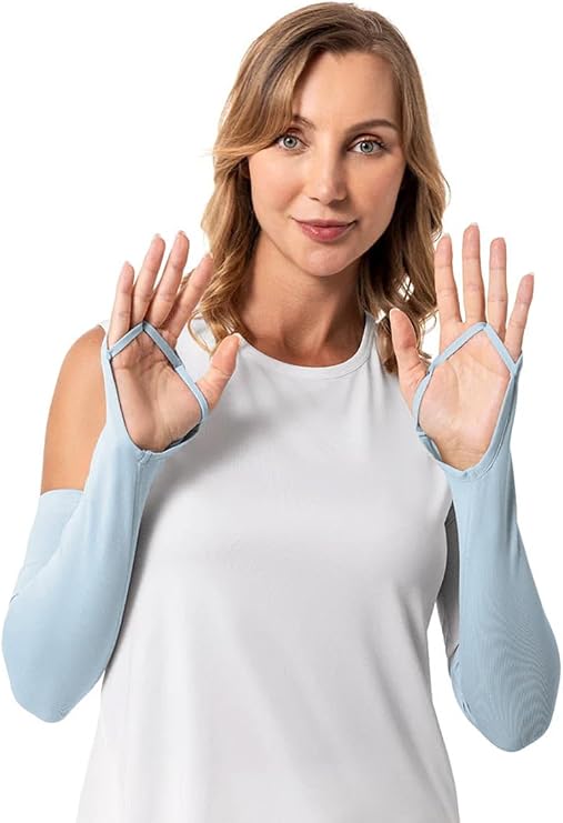 Women's Performance Arm Sleeves - UPF 50+ Sun Protection - Backspin