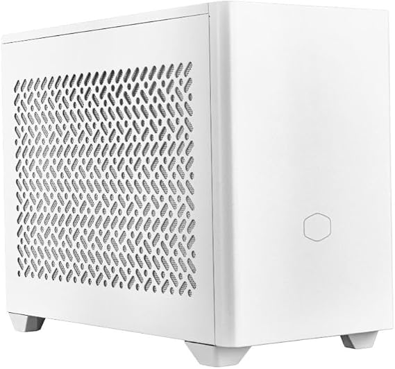 Cooler Master MasterBox NR200P V2 White Mini-ITX Motherboard & SFX-L Power Supply Compatible Mini Tower PC Case NR200PV2-WCNN-PSE CS8988