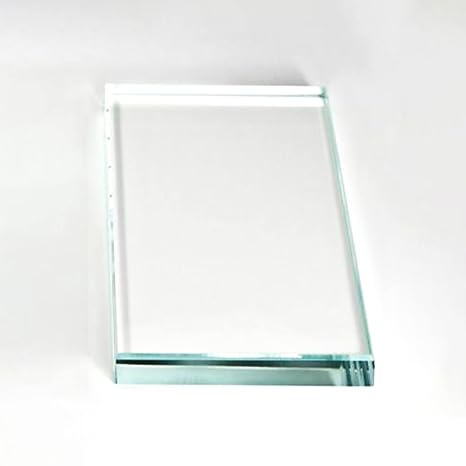 Fab Glass and Mirror Custom Cut Half-Inch Thick Low Iron Tempered Glass - Rectangle Replacement Table Top With Flat Edges