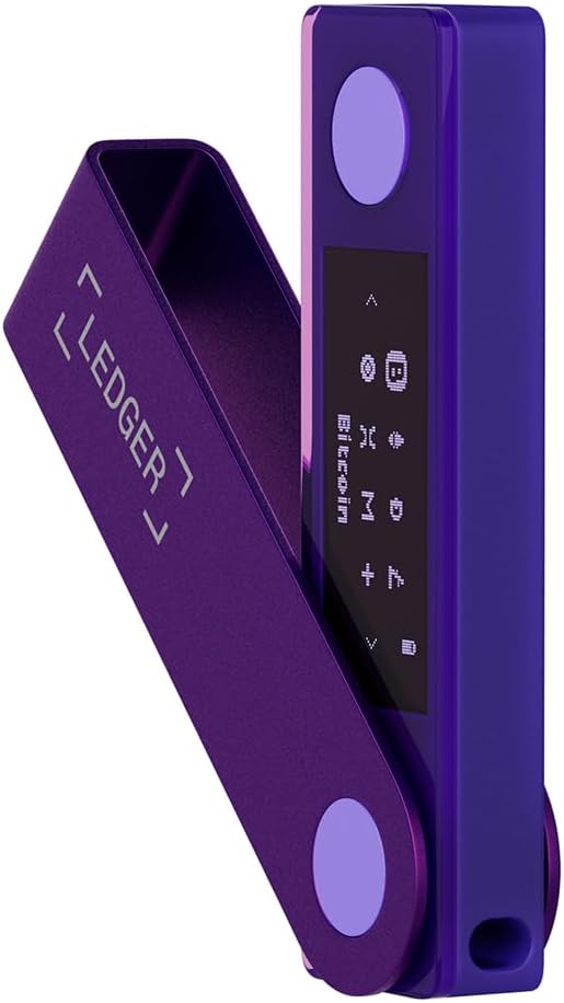 Ledger Nano X - Classic Crypto Wallet with Bluetooth (Amethyst Purple)