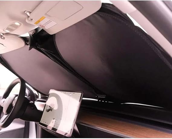SunWALL Tesla Model Y için Uyumlu UV Koruma ve Isı Önleyici Titanyum Gümüş Oto Güneşlik