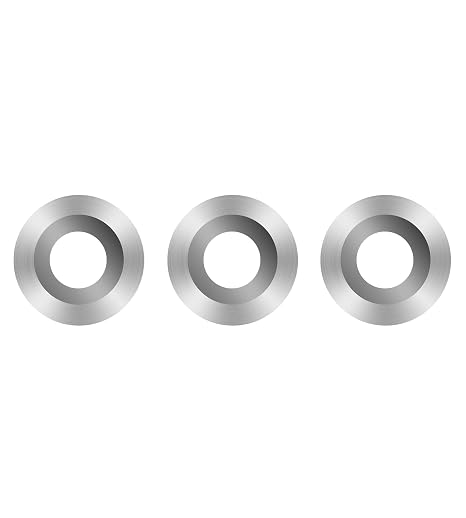Ci5 8.9mm(1/3 inch) Round Carbide Inserts Cutters 3pcs
