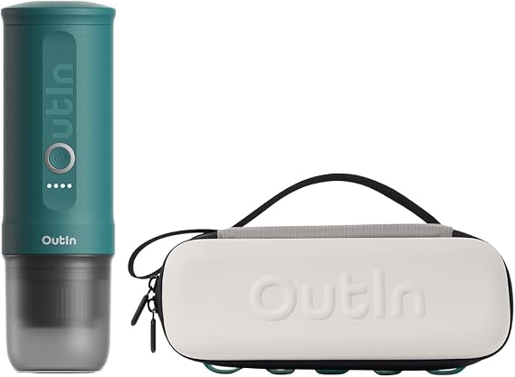 OutIn Nano Portable Electric Espresso Machine with New EVA protective case