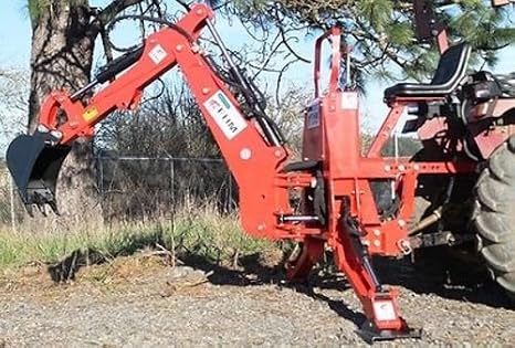 Farmer Helper Tractor Backhoe, 9'Dig 3-Pt Self Contained, PTO Powered Cat.I 30Hp+ (FH-BHM9) Requires a Tractor. Not a standalone Unit.