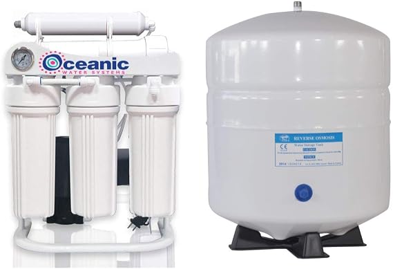 Light Commercial Grade - 200 GPD Reverse Osmosis Water Filtration System + 6 Gallon RO Tank USA