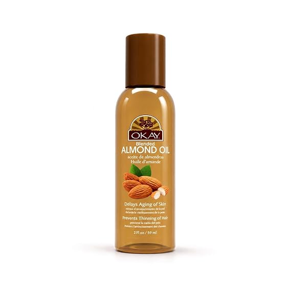 Okay | Blended Almond Oil | For Skin and Hair | 2 Ounce