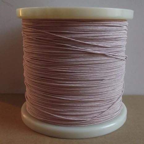 10/20/50/100m Multi-Strand Polyester Silk Braided Antenna Litz Wire - 0.1mm x 100 Strands, 1.3mm Diameter(10m)
