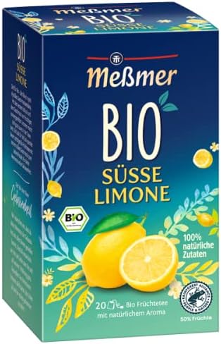 Lemon-Lime Fruit Tea | 20 Tea Bags | Meßmer | Germany