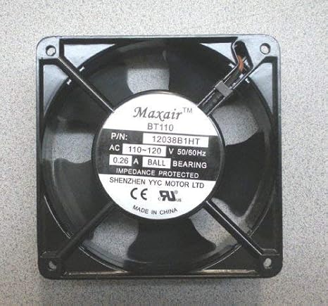 Maxair BT110 Internal 4" Tanning Bed Fan 110-120V ~ Model:12038BHT