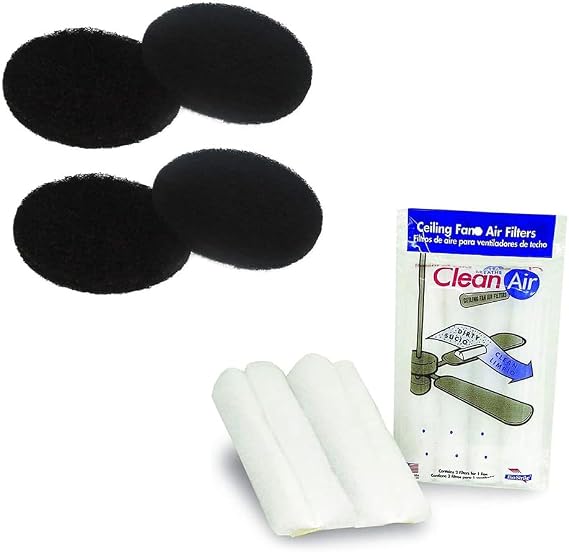 BioStrike 4-Count Compost Crock and 1-Pack Ceiling Fan Filters Bundle