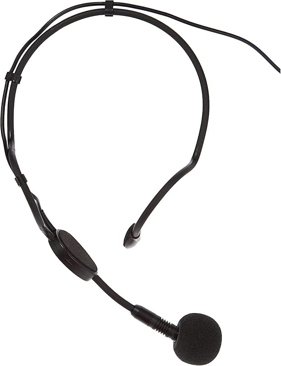 AKG Pro Audio C544 L High-Performance Sports Head-Worn Condenser Microphone, Black