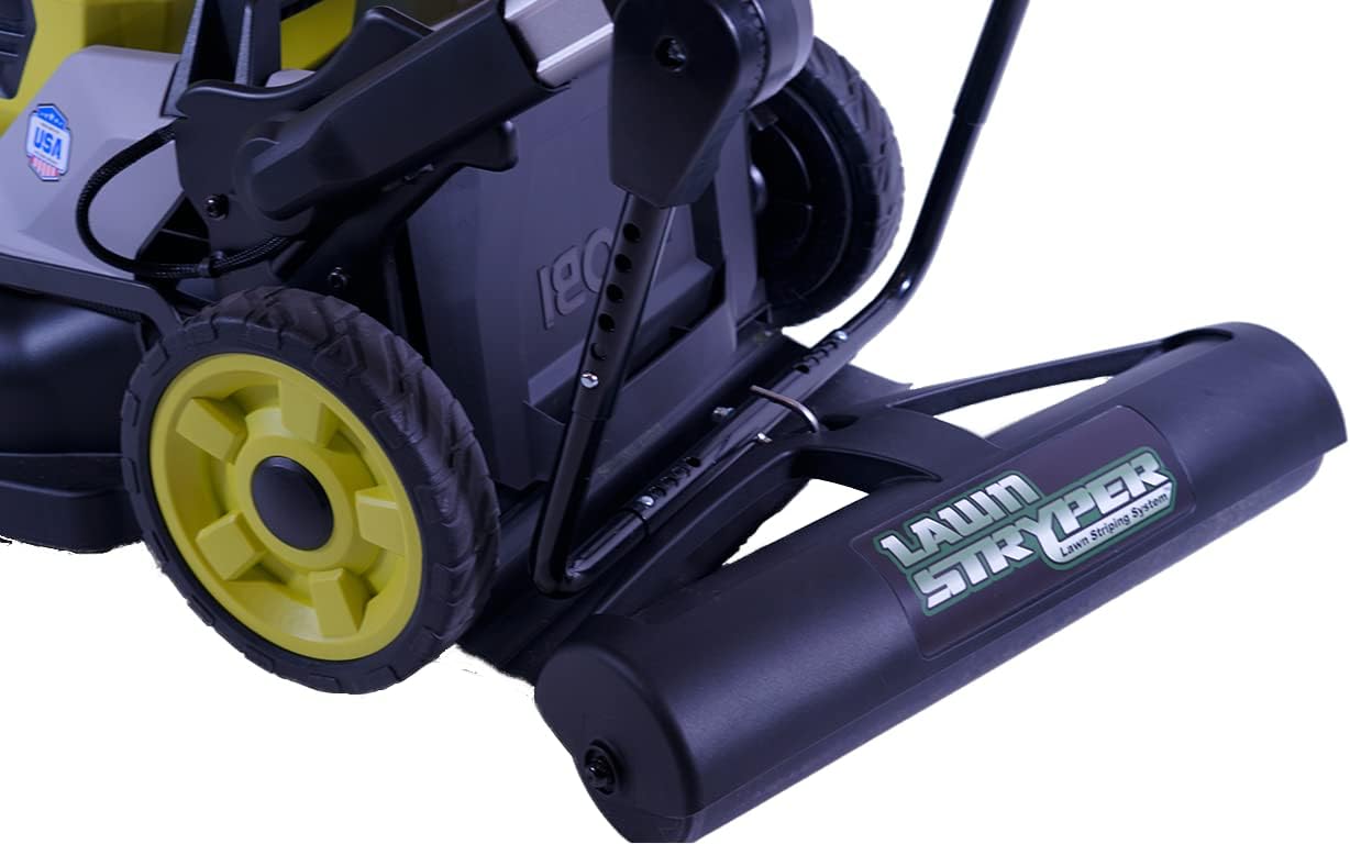 Lawn Stryper- Generation 3 Lawn Striping SystemStripe Your Lawn Like A BallparkONLY Works with RYOBI and Kobalt Battery Powered 20”-21” Residential Walk-Behind Lawn Mowers