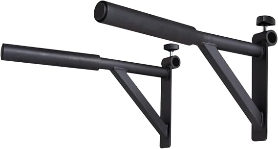 Rep Fitness Dip Bar Attachment | Home Gym Equipment | Pull Up Bar Accessory | Strength Training Attachment for PR-1000 Stationary Rack | Parallettes Bars | Power Tower Add-On | Calisthenics Gear