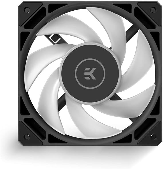 EK EKWB Loop FPT 120mm Fan, 550-2300 RPM, Digital RGB, Black