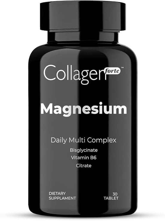 Magnezyum Complex 30 Tablet 500 Mg Bisiglinat, Sitrat, Vitamin B6, C Vitamini