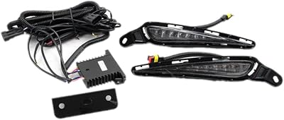 LED Daytime Running Light for Toyota Vitz 2017-2022, 6000K LED Front Bumper DRL  Yellow Turn Signals