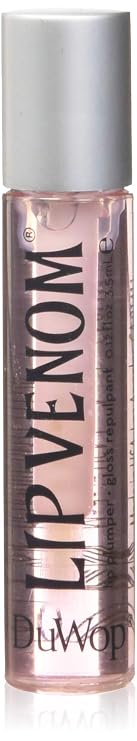 DuWop Cosmetics Original Lip Venom - Lip Plumping Gloss to Plump and Moisturize, Pink (1-Pack)
