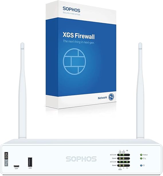 Sophos XGS 87w Next-Gen Firewall with Standard Protection, 5-Year (US Power Cord) (JY8B5CSUS)