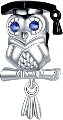 2025 Graduation 925 Sterling Silver Charms Dangles for Bracelets and Necklace Jewelry Gift for Women Girls Family and Friends