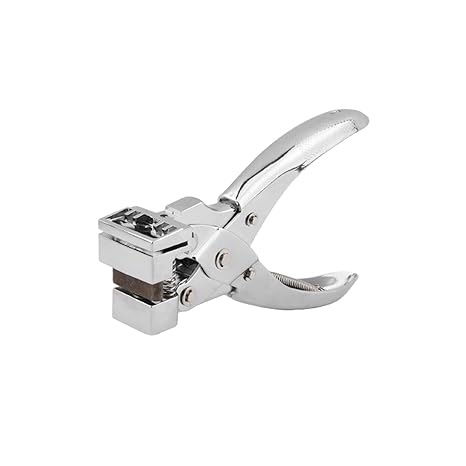 Heavy Duty Steel Handheld T Slot Shape Hole Punch, Airplane Euro Slot Punch T-Hook Clamp Pliers Cutter ID Punching, Ideal for DIY Handmade Crafts Utensils
