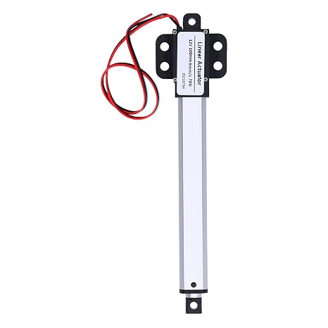 Linear Actuator Electric Mini Linear Actuator, 100mm Stroke 12V Input Linear Motion Actuators Low Noise Short Circuit Mini Electric Actuator for Bed Armchair (Stroke