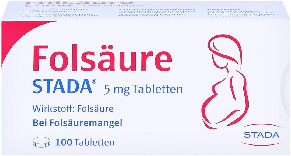 FOLSÄURE STADA 5 mg Tabletten 100 St