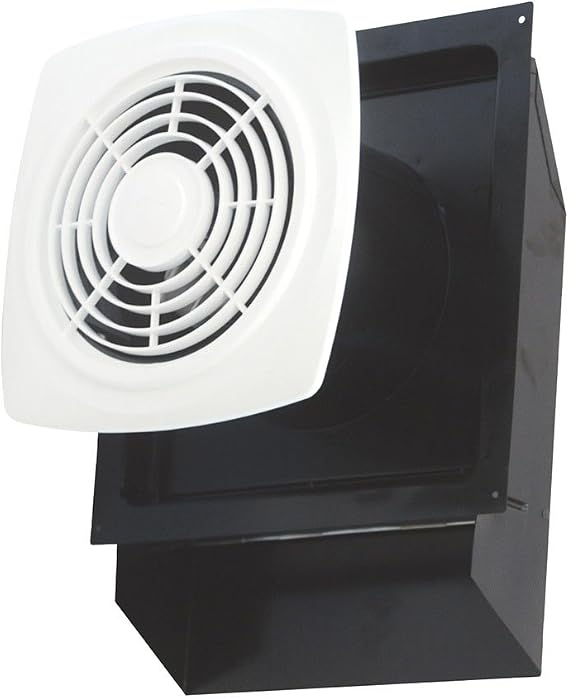 Air King EWF-180 Through the Wall Exhaust Bath Fan with 180-CFM and 6.5-Sones, White Finish