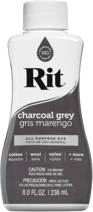 Rit All Purpose Liquid Dye Charcoal Grey 236ml