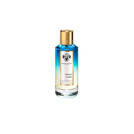 Mancera Cinque Terre Eau de Parfum, 60ml / 2 fl oz Fresh Mediterranean Citrus Fragrance (Lemon, Sea Breeze, Woods)