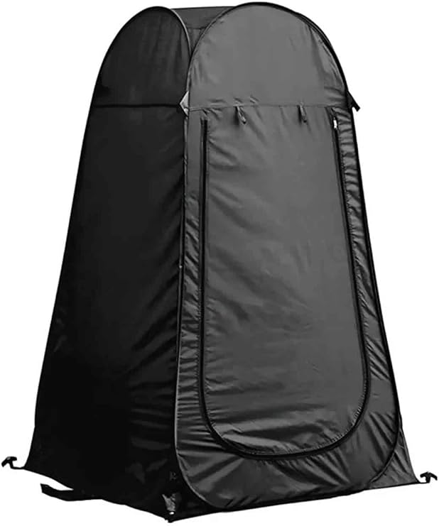 LEGENDARY CAMPING - Large Shower WC Locker Tent - Automatic - 150x150x190cm - Black