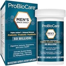 MenaTMs Once Daily Probiotic a Digestive Health a 50 Billion CFU of Probiotics (60 Capsules)