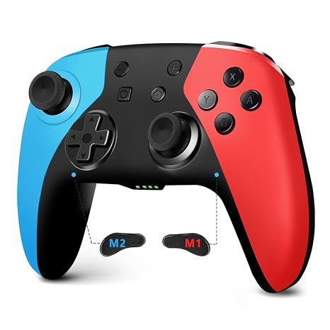 AceGamer Pro Controller for Nintendo Switch/Lite/OLED/Windows, Hall Effect Joystick for Wireless Switch Controllers