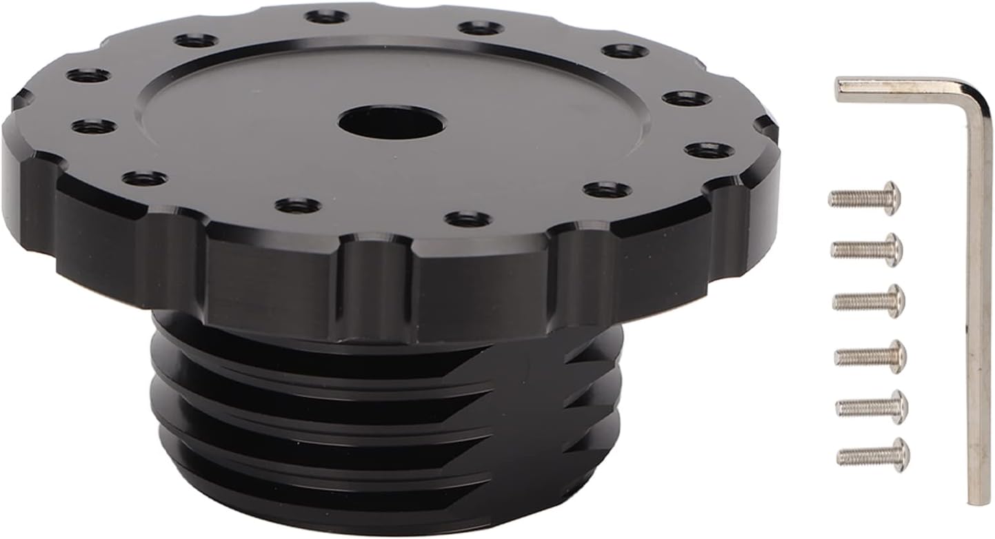 6 Holes Steering Wheel Hub Adapter for Thurstmaster TX T300 T500 TS PC TS XW T GT Servo Base Aluminum Alloy Steering Wheel Riser for Sparco Luisi NRG