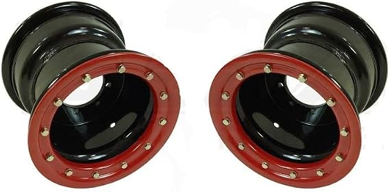 Raptor 660 Raptor 700 Raptor 700R Rear Wheels Beadlock 9x8 3+5 4/115 Black/Red
