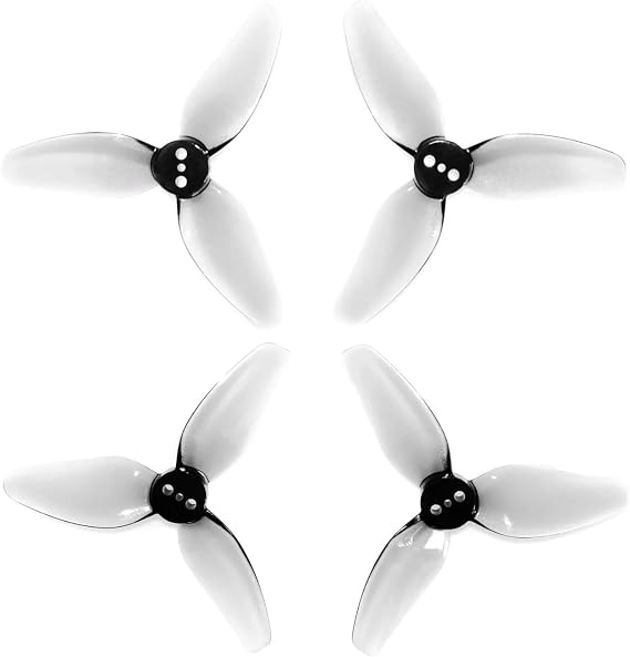 8pcs HQProp TR2.5x2.5x3 2.5 Inch 3-Blade T-Mount Propeller Set (4X CW / 4X CCW)