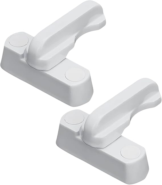 Window Locks for UPVC Windows and Doors, 2-Pack Durable Security Locks, Easy to Install, for Home Door Security and Letterbox Lock Safety Solutions