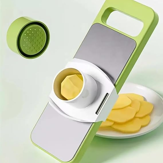 Mounted Lua Stainless Steel, Multifunctional Grater, Vegetable Chopper and Fruit Slicer, Potato Grater, Peeler and Grater, Basic Kitchen Tool,