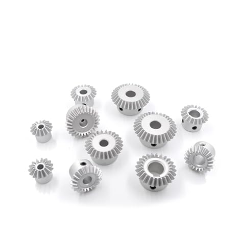 90 Degree Bevel Gear 15 20 25 30 Teeth 1M 1 Module Aluminium Alloy Bevel Gear Screw Hole M5 Bore 4 5 6 8 10 12mm 1Pcs(8mm (Keyway 3mm),15 Teeth)