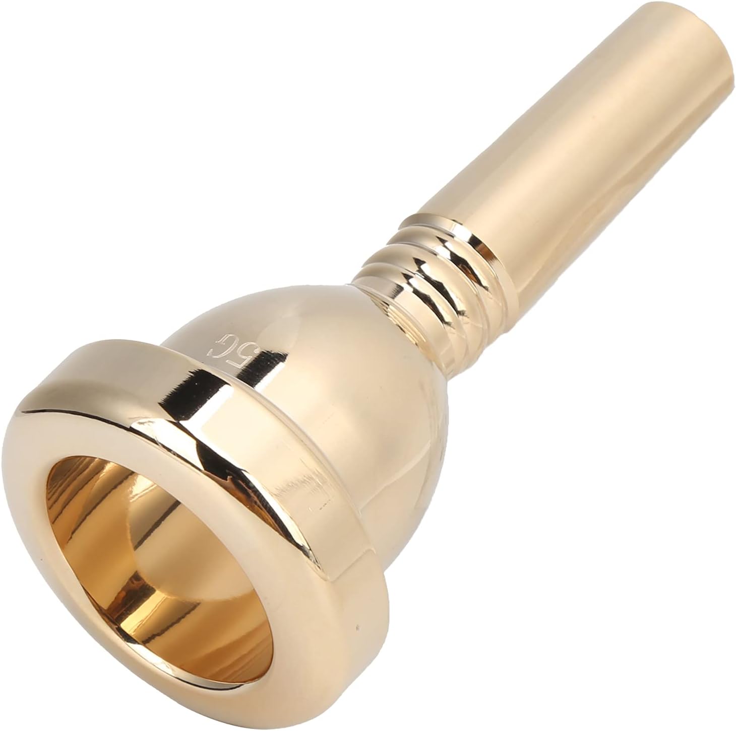 Trombone Mouthpiece Abrasion Resistant Tenor Trombone Mouthpiece for Beginners for Practice and PerformanceGold