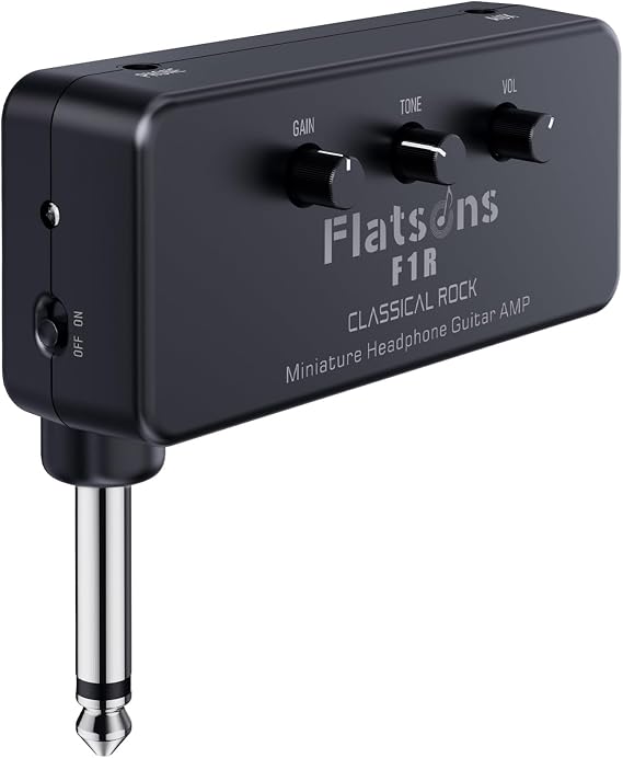 Flatsons F1R Mini Guitar Headphone Amp with Distortion