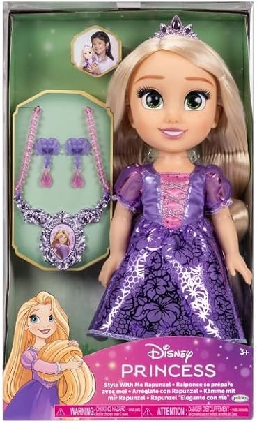 Disney Princess Style with Me Large Doll Play Set -Rapunzel